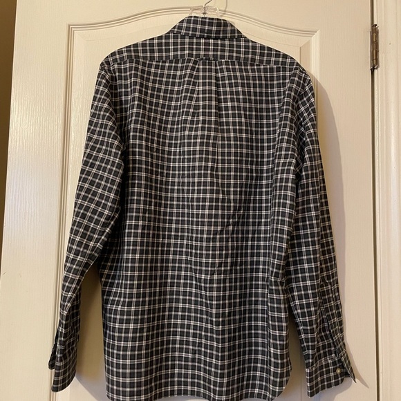 Ralph Lauren 120s 2-Ply Long Sleeve Button Down Christmas Plaid Shirt Size L - Picture 7 of 7